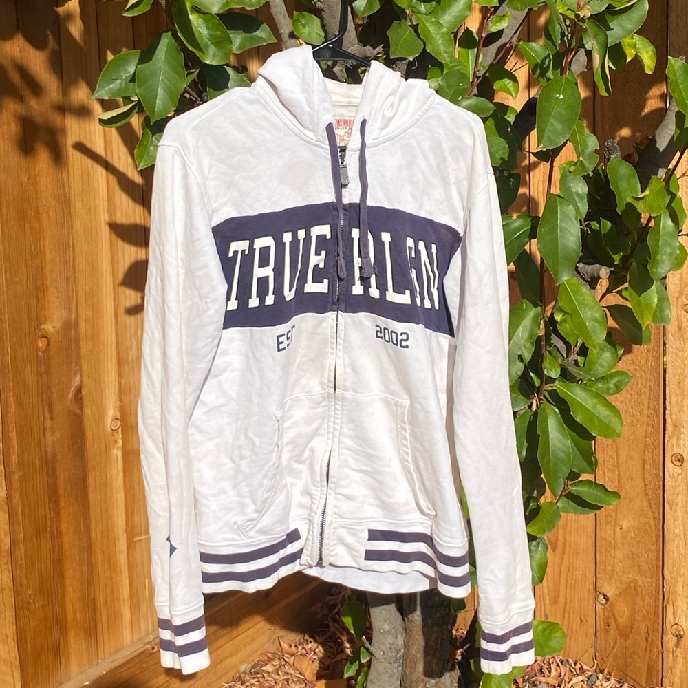 True religion zip up hoodie